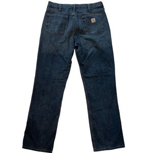 Carhartt 36x34 relaxed fit dark wash jeans men work
